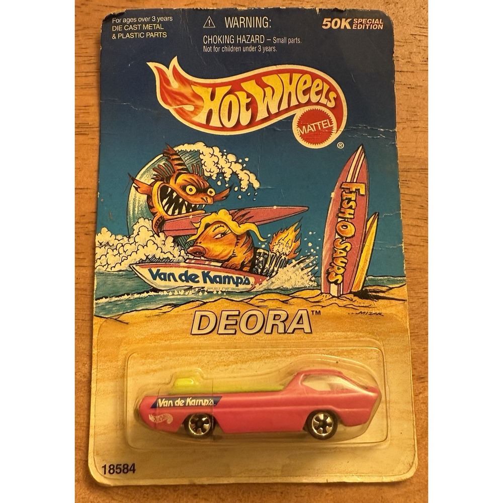 MATTEL HOT WHEELS 1997 DEORA 50K SPECIAL EDITION 18584 IN ORIGINAL PACKAGING